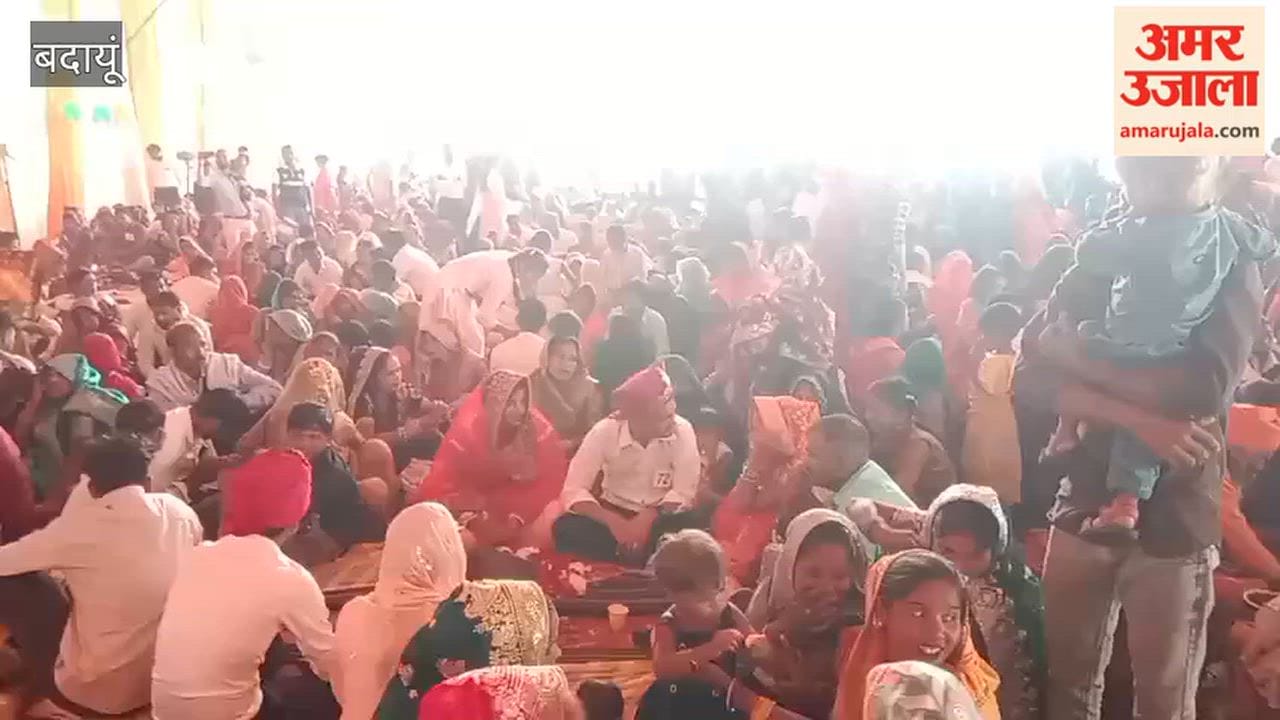 295 couples get married at a mass wedding ceremony in Budaun