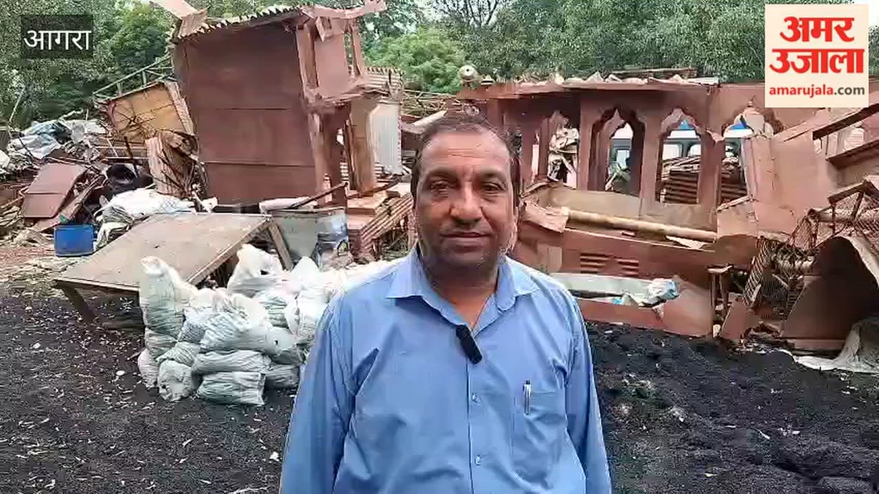 Model of Ram Mandir made from scrap in Agra ends up as junk