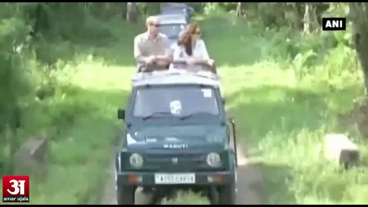 ब्रिटेन शाही जोड़े की सफारी