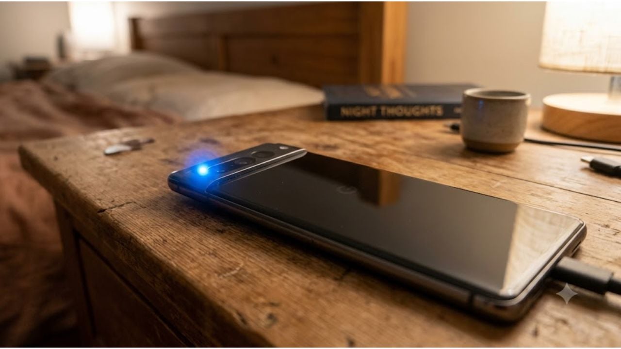why smartphone notification led disappeared aod screen time research hindi